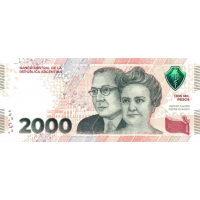 (348) ** PNew (PN368) Argentina - 2000 Pesos Year ND (2023)